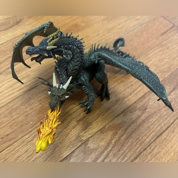 Papo Other - Papo Vintage Two Headed Drago Figure